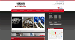 Desktop Screenshot of dietrichsautorepair.com